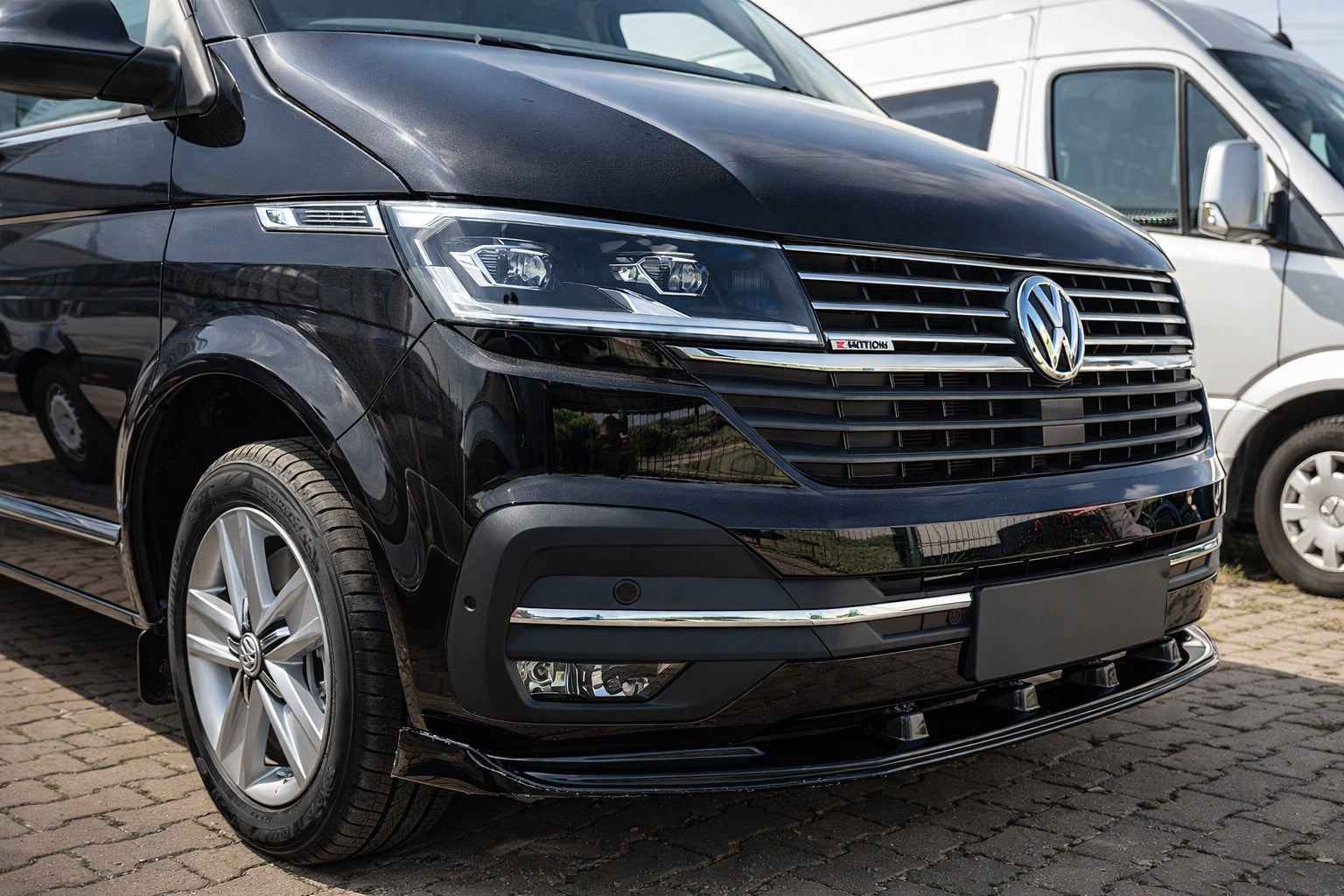 Front lip 2019-2021 Orion (ABS) for Volkswagen T6 2015-2024 - image 1