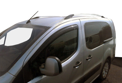Window Deflectors (2 pcs, HIC) for Citroen Berlingo 2008-2018 - image 2