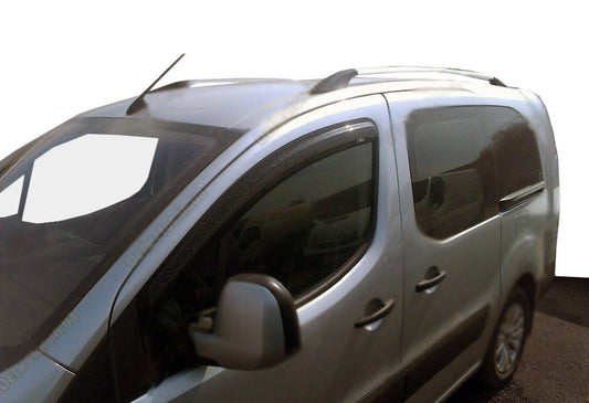 Window Deflectors (2 pcs, HIC) for Citroen Berlingo 2008-2018 - image 2