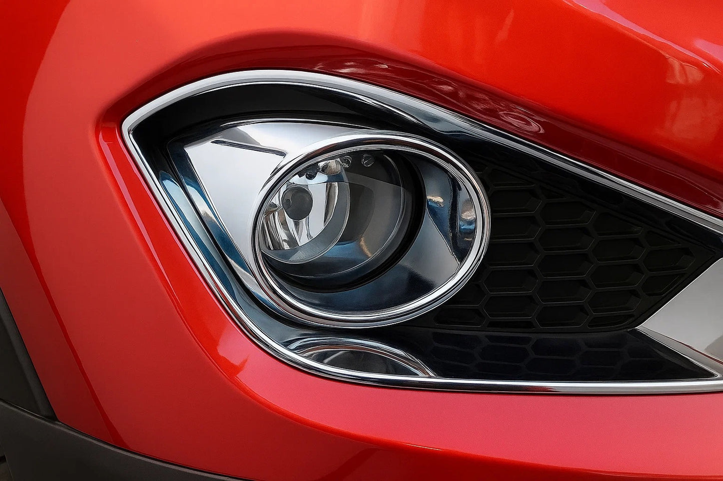 Chrome Fog Light Covers Libao (2 pcs, plastic) for Chery Tiggo 5 2013- - image 1