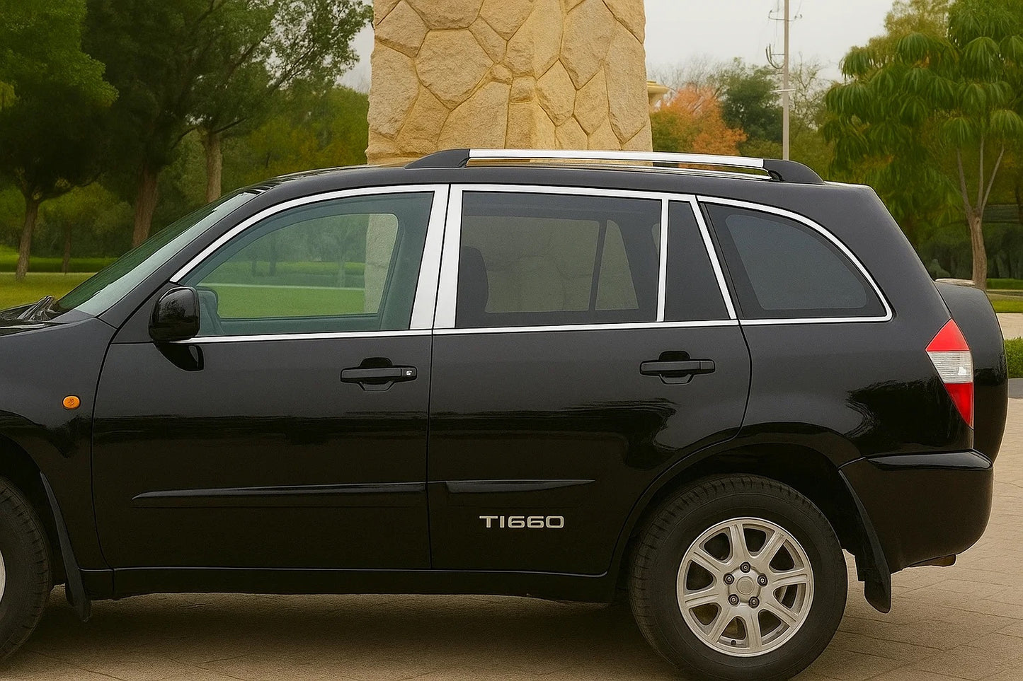 Full Window Trim 2010-2014 (4 pcs, Libao) for Chery Tiggo 1 2005-2016 - image 1