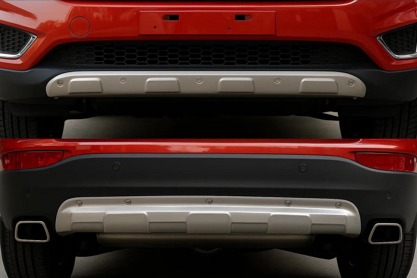 Front and Rear Bumper Extensions for Chery Tiggo 5 2013- - image 1