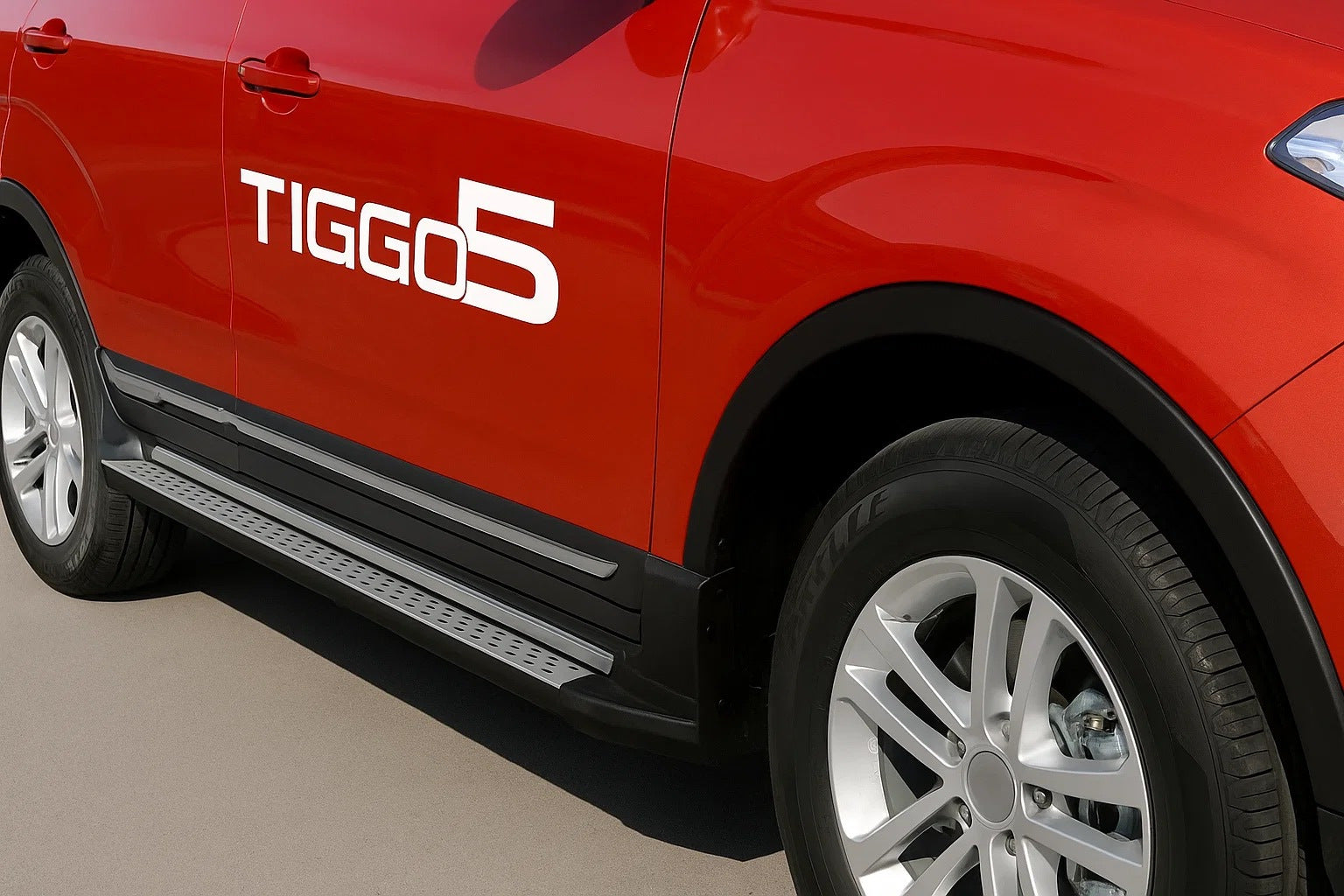 OEM Side Steps (2 pcs, Aluminum) for Chery Tiggo 5 2013- - image 2