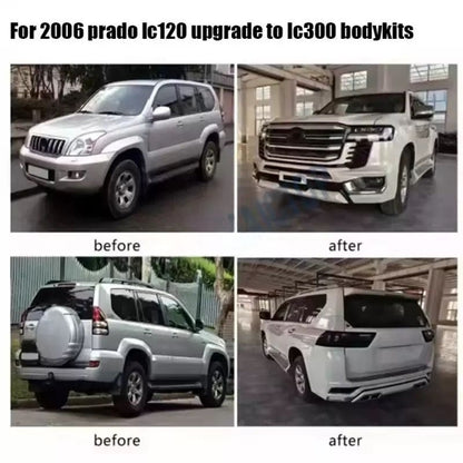 Facelift Body Kit to LC 300 for Toyota Land Cruiser Prado 120 2002-2009 - image 7