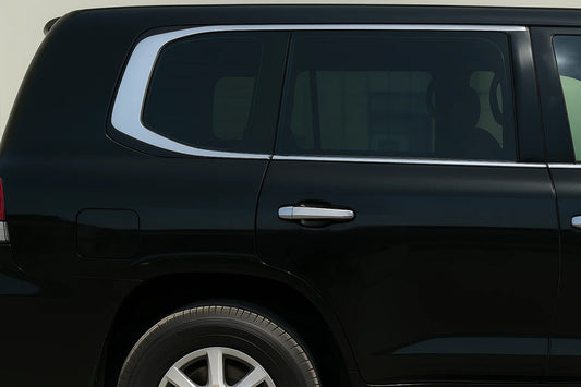Chrome Window Trim Design LC300 (Stainless Steel) for Toyota Land Cruiser 200 2007-2021 - image 1