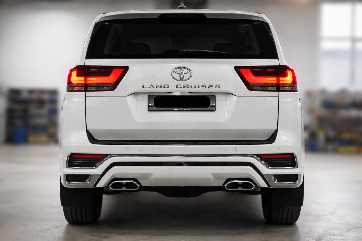 Rear Bumper Cover VXR for Toyota Land Cruiser 300 2021- - image 1
