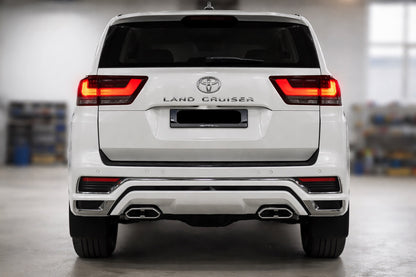 Rear Bumper Cover VXR for Toyota Land Cruiser 300 2021- - image 1