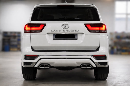 Rear Bumper Cover VXR for Toyota Land Cruiser 300 2021- - image 1