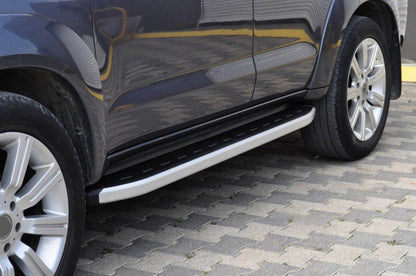 Fullmond lateral platforms (2 PCs, aluminum) for Toyota Fortuner 2006-2015 - Reelken Auto