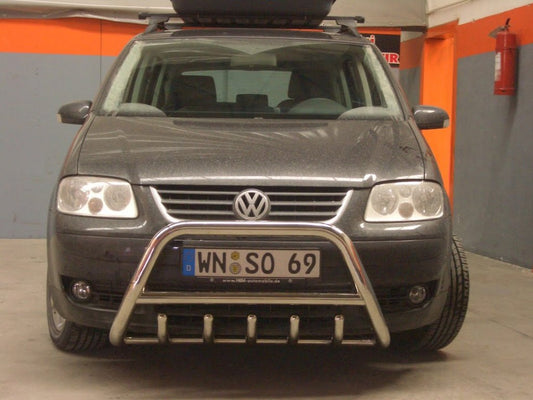 The WT003 bumper guard (stainless) for Volkswagen Touran 2003-2010 - image 2