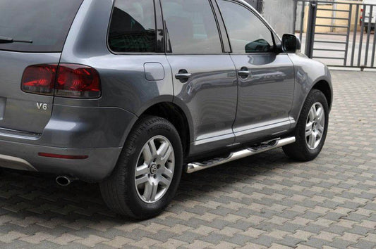 Side pipes (2 PCs, stainless steel) for Volkswagen Touareg 2002-2010 - Reelken Auto