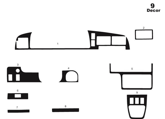 Dashboard Trim Covers for Toyota 4Runner 1989-1995 - image 1