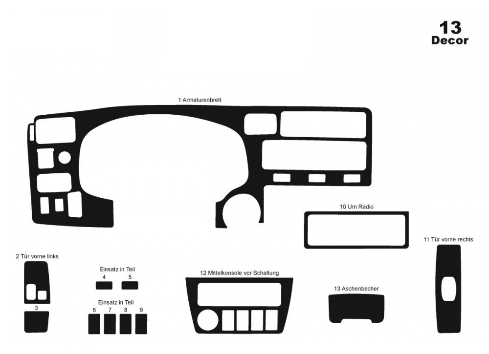 Panel overlays for Toyota Rav 4 1996-2001 - image 3