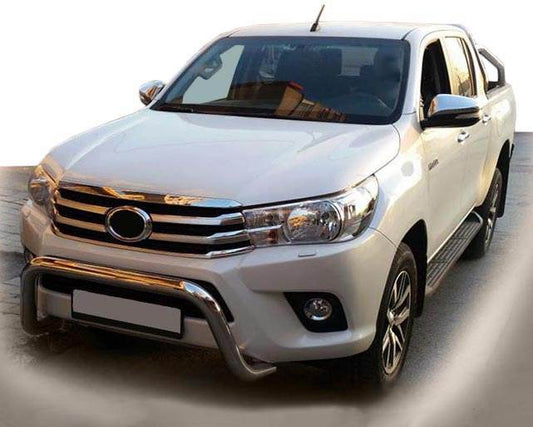 Front protection WT009 (stainless) for Toyota Hilux 2015↗ - Reelken Auto
