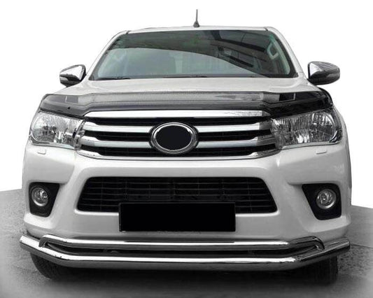 Front protection ST017 (stainless) for Toyota Hilux 2015↗ - Reelken Auto