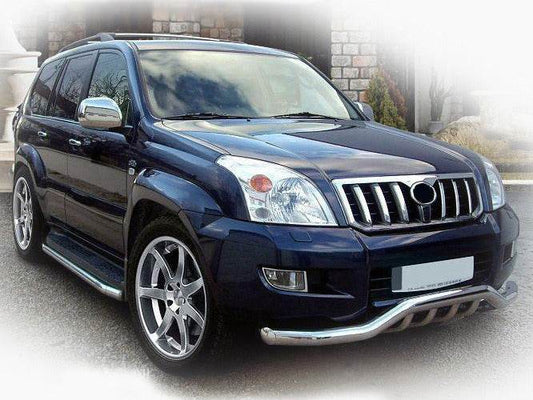 Front arc ST011 (stainless) for Toyota Land Cruiser Prado 120 - Reelken Auto