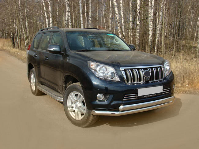 Front protection ST014 (stainless) for Toyota Land Cruiser Prado 150 - image 6