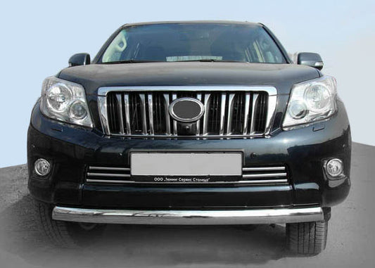 Front Bar ST008 (Stainless Steel) for Toyota Land Cruiser Prado 150 2009-2023 - image 1