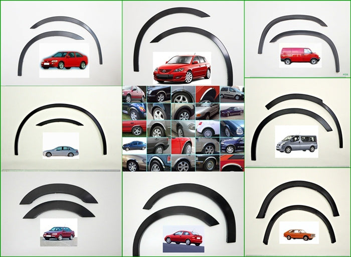 Fender flares (4 pcs, black) for Lada Largus 2012- - image 5