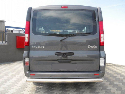 Rear protection AK002 (stainless steel) for Opel Vivaro 2001-2015 - Reelken Auto
