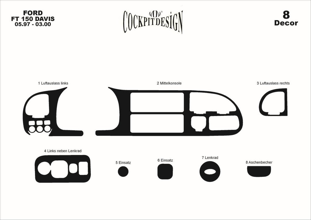 Panel overlay (1997-2000) for Ford Transit 1991-2000 - image 4