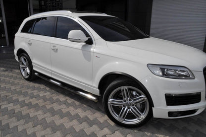 The side tube (2 PCs., stainless.) for Audi Q7 2005-2015 - image 1