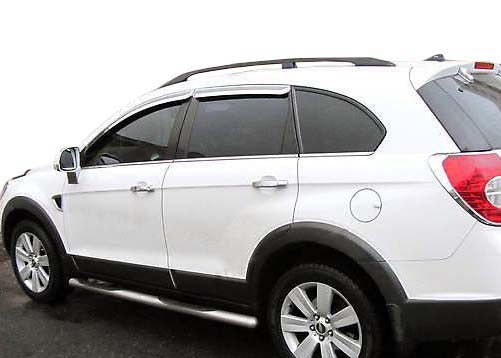 Side pipes (2 PCs, stainless steel) for Chevrolet Captiva 2006-2019 - image 1