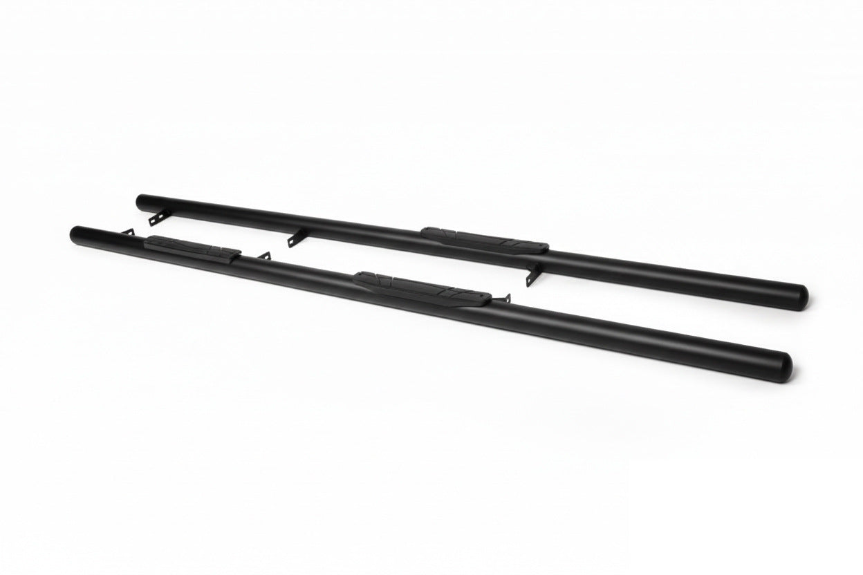 Side Bars BB002 Black (2 pcs, Stainless Steel) for Opel Vivaro 2015-2019 - image 4