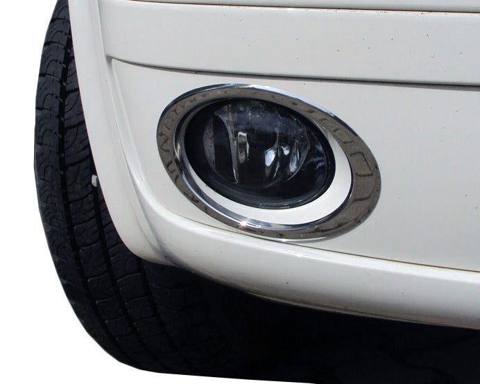 Fog light trim (2 pcs, stainless steel) for Volkswagen T5 2010-2015 - image 1