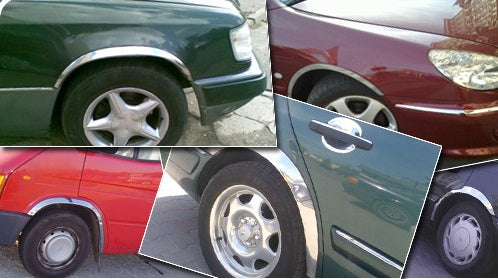 Stainless Steel Fender Trim (4 pcs) for Renault Laguna 1994-2001 - image 6