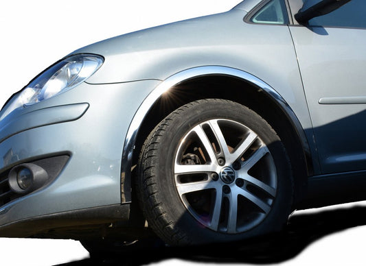 Fender flares (4 pcs, stainless steel) for Volkswagen Touran 2003-2010 - image 1