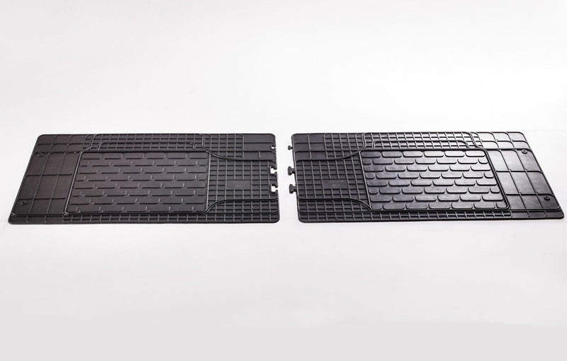 Rear Rubber Floor Mats (2 pcs, Stingray Premium) for Nissan NV400 2010-2024 - image 3