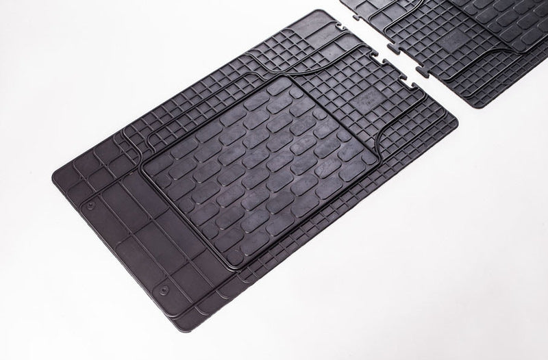 Rear Rubber Floor Mats (2 pcs, Stingray Premium) for Nissan NV400 2010-2024 - image 4