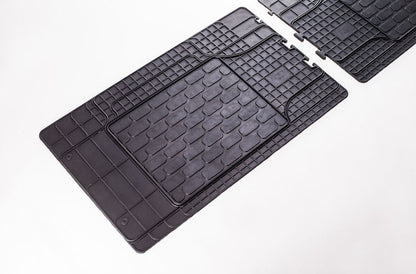 Rear Rubber Floor Mats (2 pcs, Stingray Premium) for Nissan NV400 2010-2024 - image 4