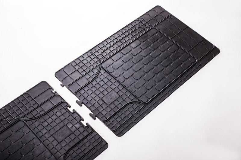 Rear Rubber Floor Mats (2 pcs, Stingray Premium) for Nissan NV400 2010-2024 - image 5