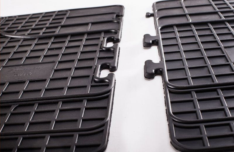 Rear Rubber Floor Mats (2 pcs, Stingray Premium) for Nissan NV400 2010-2024 - image 7