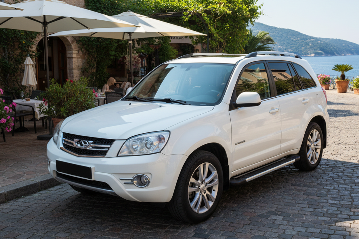 Side Steps RedLine V1 (2 pcs, Aluminum) for Chery Tiggo 3 2005- - image 1