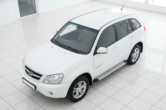 Side Steps Maya V2 (2 pcs, Aluminum) for Chery Tiggo 3 2005- - image 1