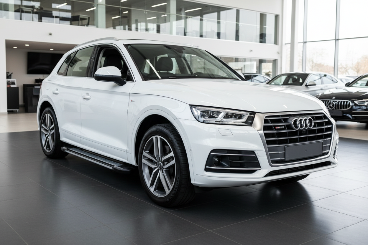 Side Steps Rainbow (2 pcs, Aluminum) for Audi Q5 2017-2025 - image 1