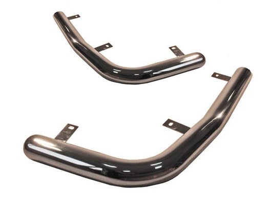 Rear corners AK003 (2 PCs, stainless steel) for Chery Tiggo 1 - Reelken Auto