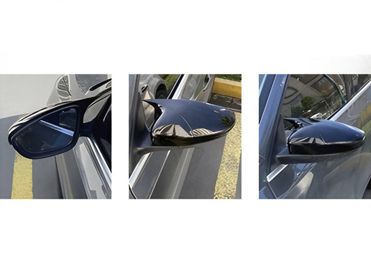 Mirror covers without indicator cutout BMW-style (2 pcs) for Hyundai Accent 2011-2017 - image 2