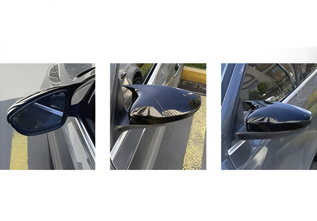 Mirror covers without indicator cutout BMW-style (2 pcs) for Hyundai Accent 2011-2017 - image 2