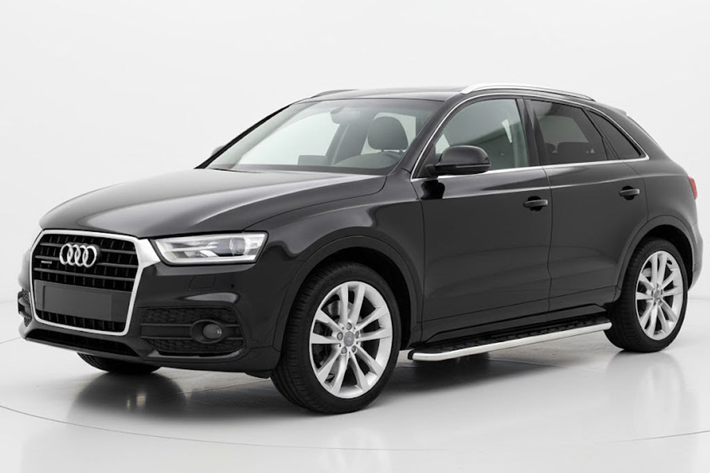 Side Steps Maydos V1 (2 pcs, Aluminum & Stainless Steel) for Audi Q3 2011-2019 - image 1