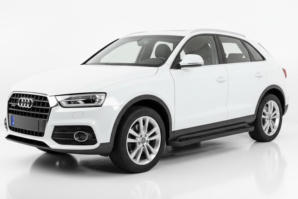 Side Steps Allmond Black (2 pcs, Aluminum) for Audi Q3 2011-2019 - image 1