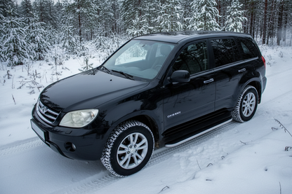 Side Steps Tayga (2 pcs, Aluminum) for Chery Tiggo 1 2005-2016 - image 1