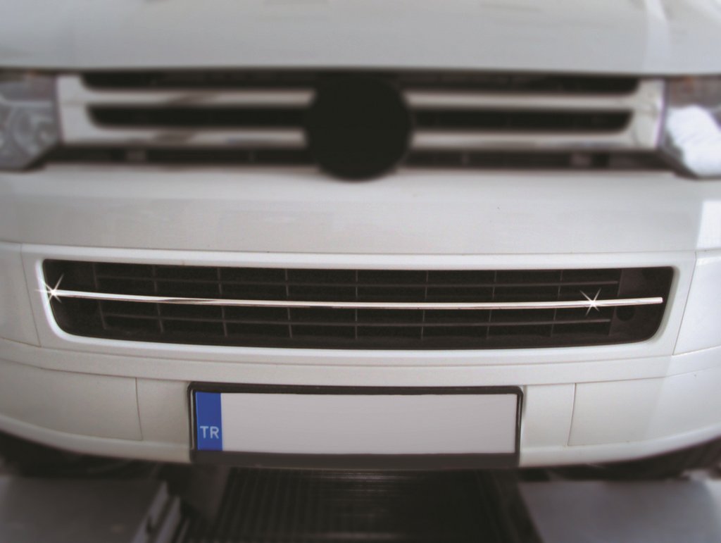 Bumper grille trim (stainless steel) for Volkswagen T5 2010-2015 - image 5