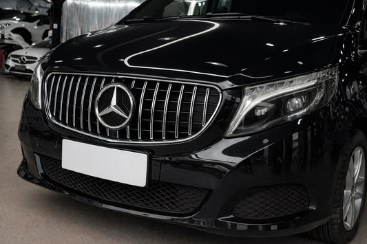 Front Grille GT Panamericana Chrome (2019-2023 for V-class) for Mercedes Vito/V-class W447 2014- - image 1