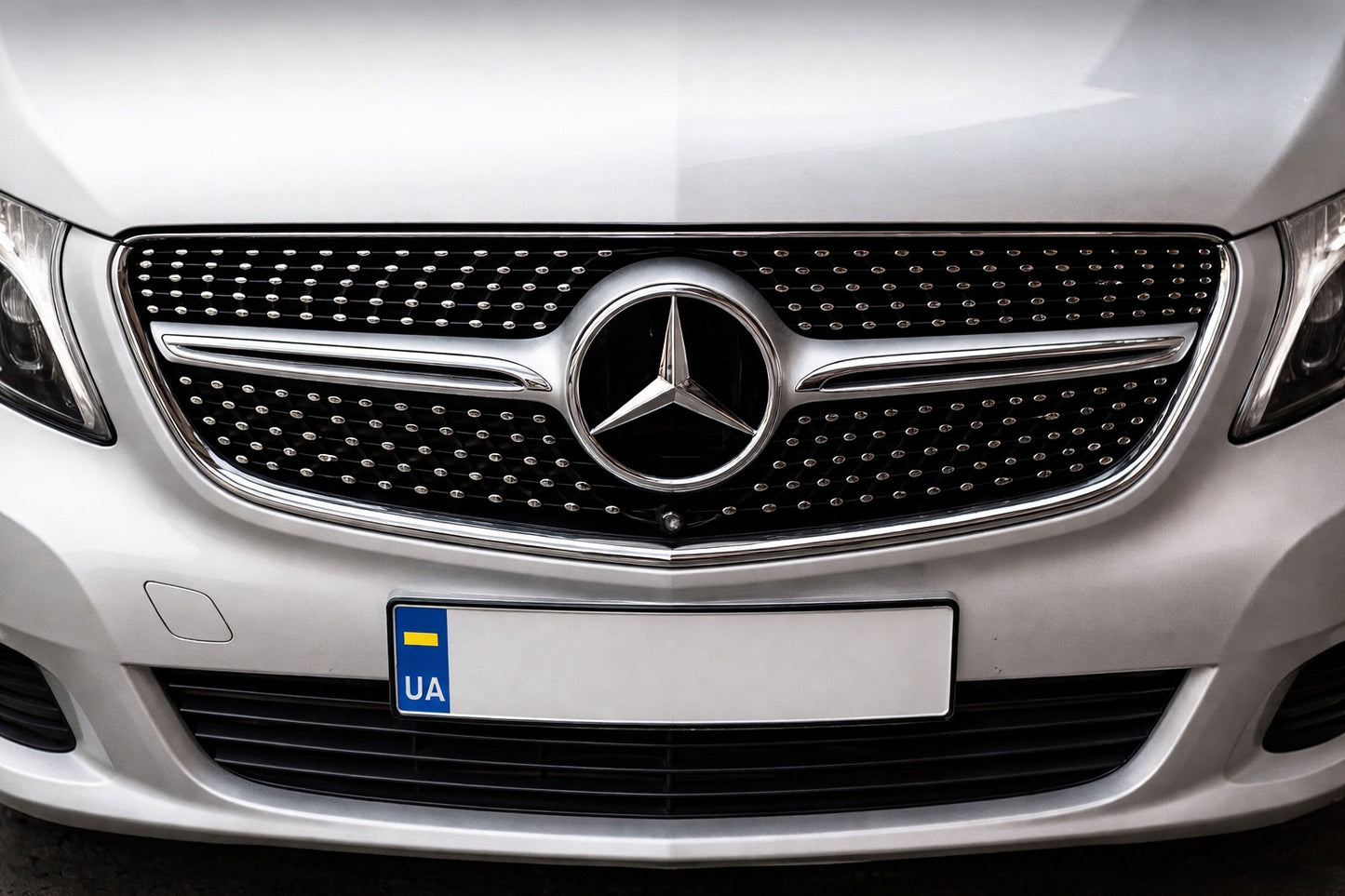 Front Grille Diamond (2014-2019 for V-Class) for Mercedes Vito/V-class W447 2014- - image 1