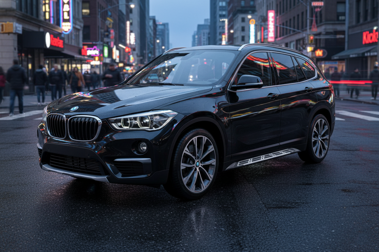 Side Steps Sunrise (2 pcs, Aluminum) for BMW X1 F-48 2015-2022 - image 1