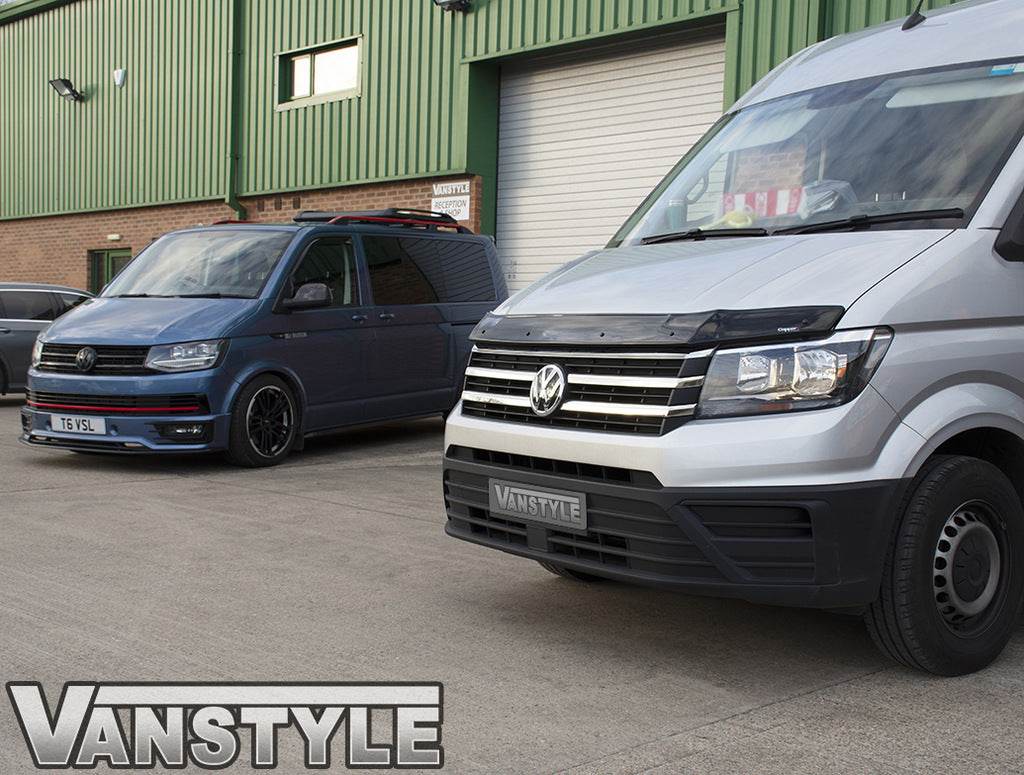 The hood deflector (EuroCap) for Volkswagen Crafter 2016- - Reelken Auto